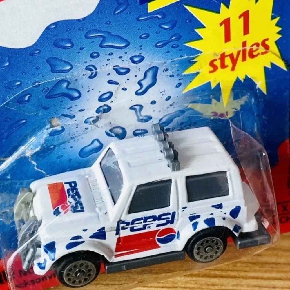 Vintage Pepsi Diecast Jeep SUV Truck Diecast Toy New 1993 Ja-Ru Die Cast ~